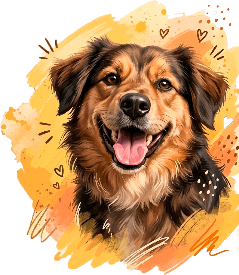 Perro rescatado de El Arca de Zeus